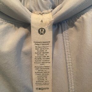 Lululemon Light Blue Shorts